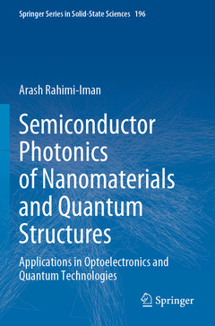 Couverture de l’ouvrage Semiconductor Photonics of Nanomaterials and Quantum Structures