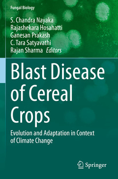 Couverture de l’ouvrage Blast Disease of Cereal Crops