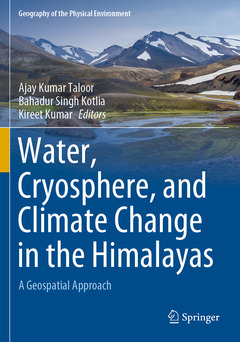Couverture de l’ouvrage Water, Cryosphere, and Climate Change in the Himalayas