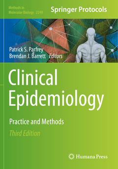 Couverture de l’ouvrage Clinical Epidemiology