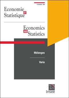 Couverture de l’ouvrage Economie et Statistique/ Economics and Statistics n° 503-504