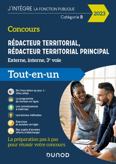 Cover of the book Concours Rédacteur territorial - 2023