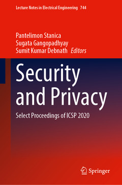 Cover of the book Security and Privacy