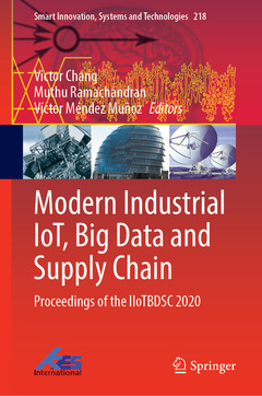 Couverture de l’ouvrage Modern Industrial IoT, Big Data and Supply Chain