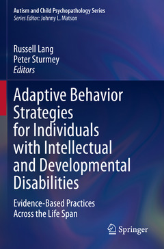 Couverture de l’ouvrage Adaptive Behavior Strategies for Individuals with Intellectual and Developmental Disabilities