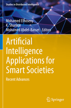 Cover of the book Artificial Intelligence Applications for Smart Societies