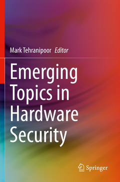 Couverture de l’ouvrage Emerging Topics in Hardware Security