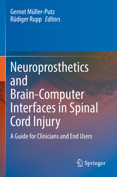 Couverture de l’ouvrage Neuroprosthetics and Brain-Computer Interfaces in Spinal Cord Injury