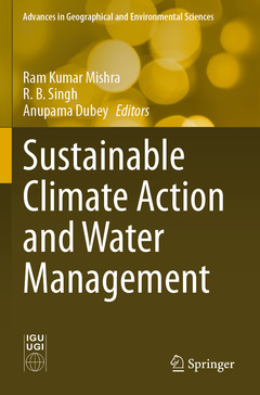 Couverture de l’ouvrage Sustainable Climate Action and Water Management