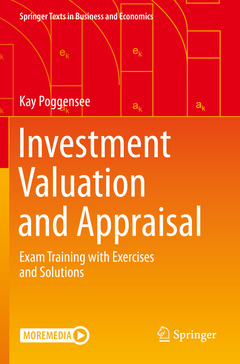 Couverture de l’ouvrage Investment Valuation and Appraisal