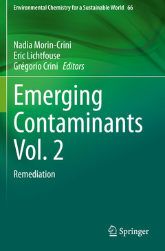 Couverture de l’ouvrage Emerging Contaminants Vol. 2