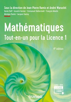 Couverture de l’ouvrage Mathématiques Tout-en-un pour la Licence 1 - 4e éd