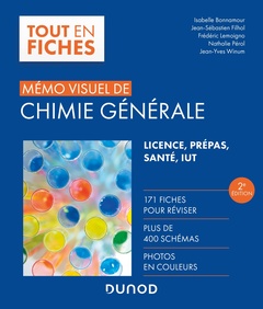 Couverture de l’ouvrage Mémo visuel de chimie générale - 2e éd.