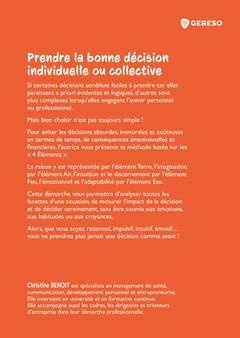 Cover of the book Prendre la bonne décision individuelle ou collective