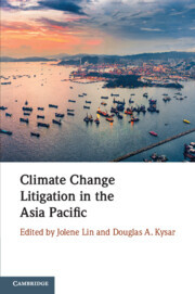 Couverture de l’ouvrage Climate Change Litigation in the Asia Pacific