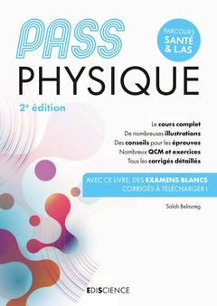 Couverture de l’ouvrage PASS Physique - Manuel - 2e éd.