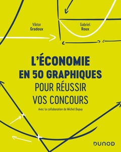 Couverture de l’ouvrage L'économie en 50 graphiques pour réussir vos concours