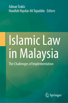 Couverture de l’ouvrage Islamic Law in Malaysia