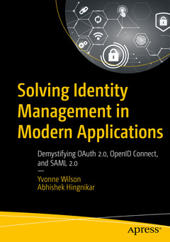 Couverture de l’ouvrage Solving Identity Management in Modern Applications