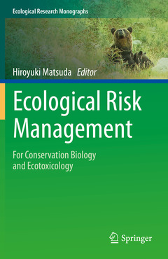 Couverture de l’ouvrage Ecological Risk Management