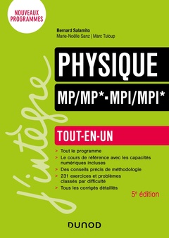 Couverture de l’ouvrage Physique Tout-en-un MP/MP*-MPI/MPI* - 5e éd.