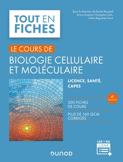 Cover of the book Biologie cellulaire et moléculaire - 4e éd.