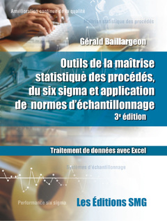 Cover of the book Outils de la maîtrise statistique des procédés, du six sigma et application de normes d'échantillonnage (+ Brochure synthèse) 