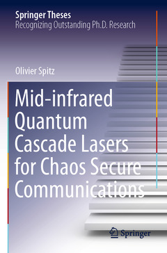 Couverture de l’ouvrage Mid-infrared Quantum Cascade Lasers for Chaos Secure Communications