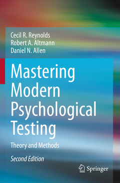 Couverture de l’ouvrage Mastering Modern Psychological Testing