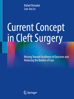 Couverture de l’ouvrage Current Concept in Cleft Surgery