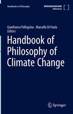 Couverture de l’ouvrage Handbook of the Philosophy of Climate Change