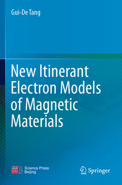 Couverture de l’ouvrage New Itinerant Electron Models of Magnetic Materials