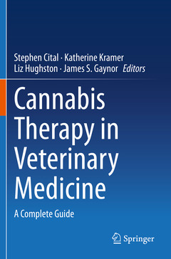 Couverture de l’ouvrage Cannabis Therapy in Veterinary Medicine