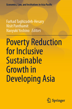 Couverture de l’ouvrage Poverty Reduction for Inclusive Sustainable Growth in Developing Asia