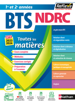 Cover of the book BTS NDRC Négociation et Digitalisation de la relation client BTS NDRC 1 et 2 (Toutes les matières Réflexe N°8)
