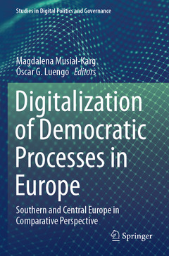 Couverture de l’ouvrage Digitalization of Democratic Processes in Europe