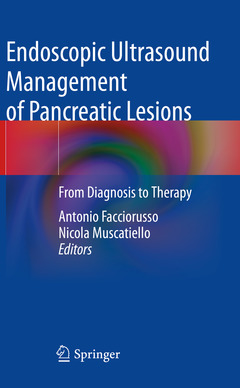 Couverture de l’ouvrage Endoscopic Ultrasound Management of Pancreatic Lesions