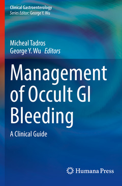 Couverture de l’ouvrage Management of Occult GI Bleeding