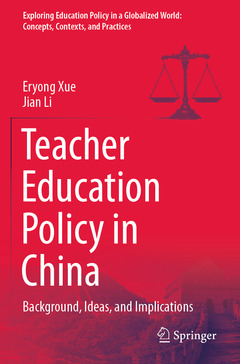 Cover of the book Teacher Education Policy in China