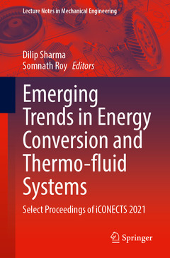 Couverture de l’ouvrage Emerging Trends in Energy Conversion and Thermo-Fluid Systems