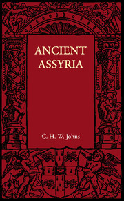 Couverture de l’ouvrage Ancient Assyria