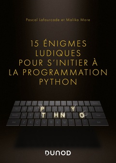 Cover of the book 15 énigmes ludiques pour s'initier à la programmation Python