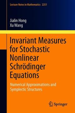 Couverture de l’ouvrage Invariant Measures for Stochastic Nonlinear Schrödinger Equations