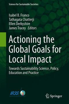 Couverture de l’ouvrage Actioning the Global Goals for Local Impact