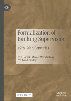 Couverture de l’ouvrage Formalization of Banking Supervision
