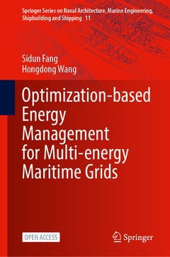 Cover of the book Optimization-Based Energy Management for Multi-energy Maritime Grids