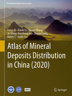 Couverture de l’ouvrage Atlas of Mineral Deposits Distribution in China (2020)