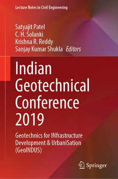 Cover of the book Indian Geotechnical Conference 2019