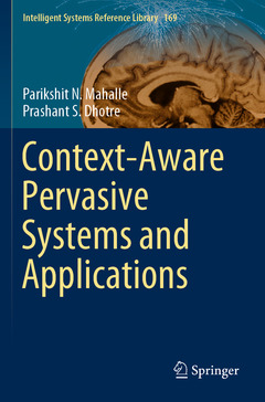Couverture de l’ouvrage Context-Aware Pervasive Systems and Applications
