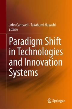 Couverture de l’ouvrage Paradigm Shift in Technologies and Innovation Systems